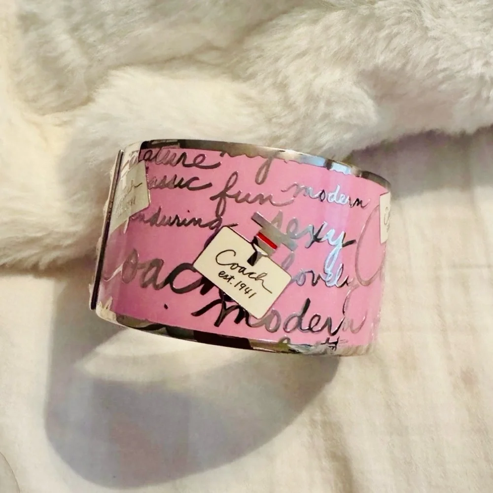 Coach Pink and Silver Bracelet - Picture 4 of 6